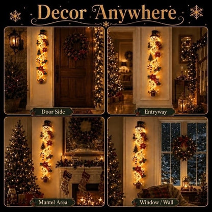 ⏳ 50% OFF TODAY – 🎄 Glowing Christmas Door Hanger | Light Up Your Doorway with Christmas Magic✨