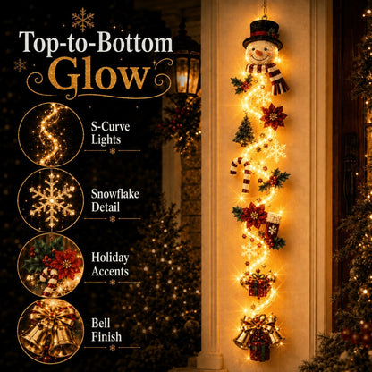 ⏳ 50% OFF TODAY – 🎄 Glowing Christmas Door Hanger | Light Up Your Doorway with Christmas Magic✨