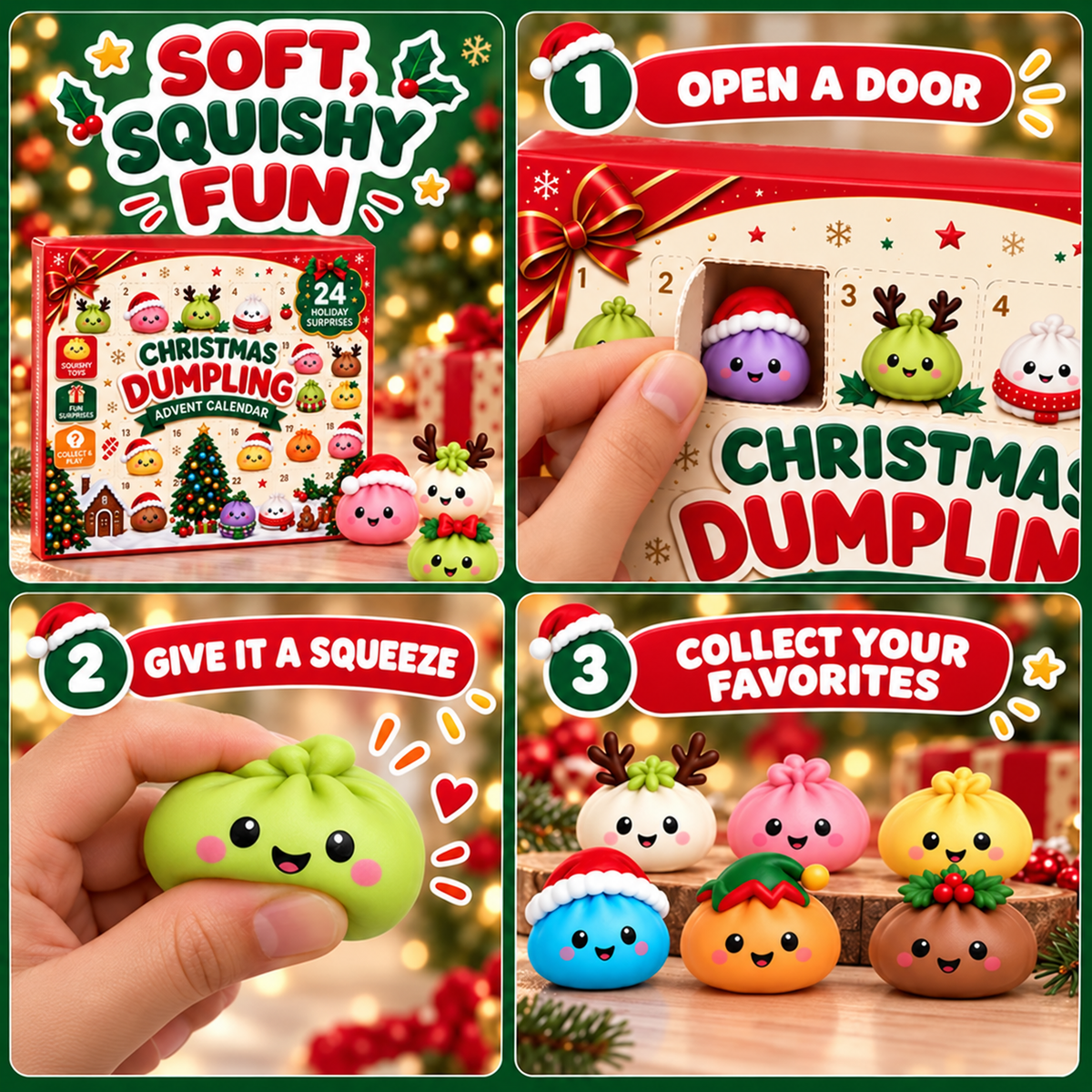 🔥Dumpling Door Surprise Calendar - A tiny surprise every morning