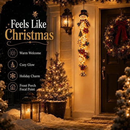 ⏳ 50% OFF TODAY – 🎄 Glowing Christmas Door Hanger | Light Up Your Doorway with Christmas Magic✨